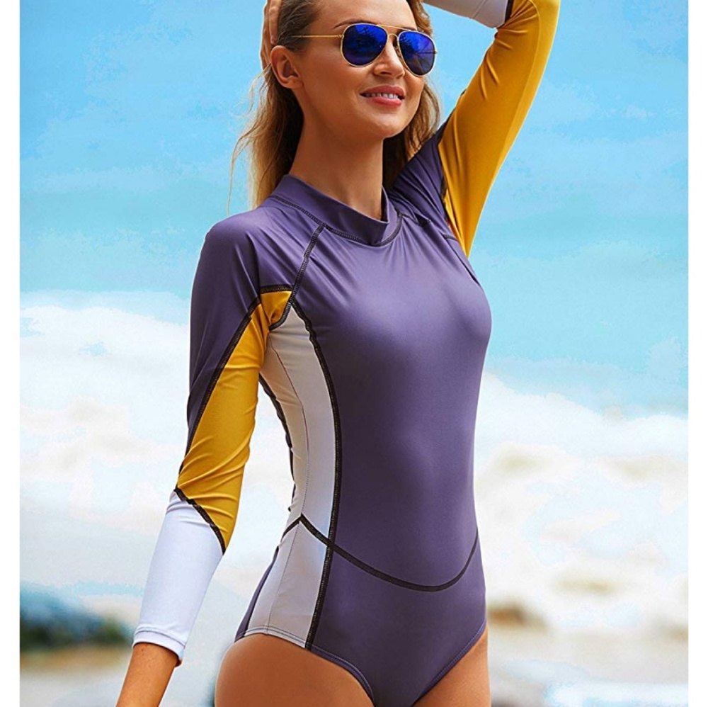 Long sleeve one piece surf or SUP suit